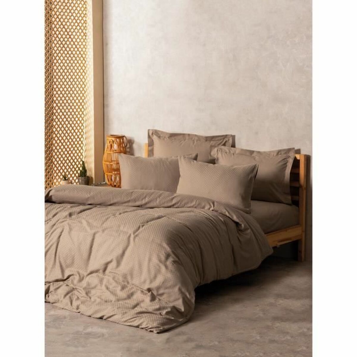 8684282421016 - Duvet cover set Brown 220 x 240 cm