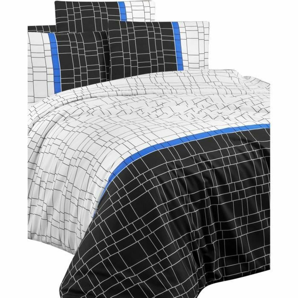 8684282460930 - Duvet cover set White Super king 3 Pieces