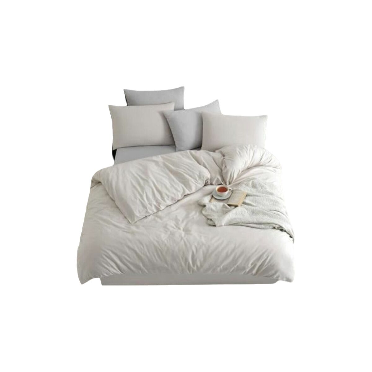 8684283020133 - Duvet cover set Beige Super king 3 Pieces 8684283020133 - Duvet cover set Beige Super king 3 Pieces