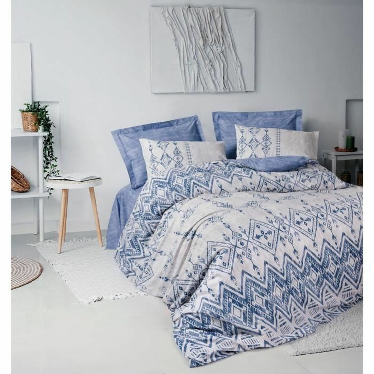 8684283035236 - Duvet cover set Blue 220 x 240 cm 8684283035236 - Duvet cover set Blue 220 x 240 cm