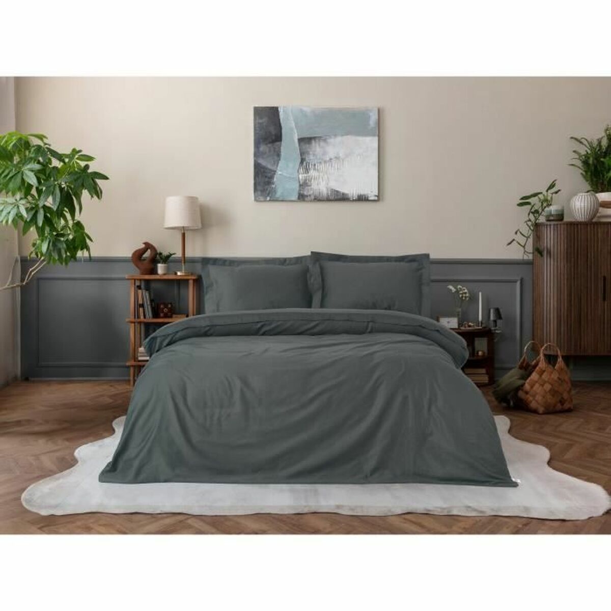 8684283137657 - Duvet cover set Grey 220 x 240 cm 8684283137657 - Duvet cover set Grey 220 x 240 cm