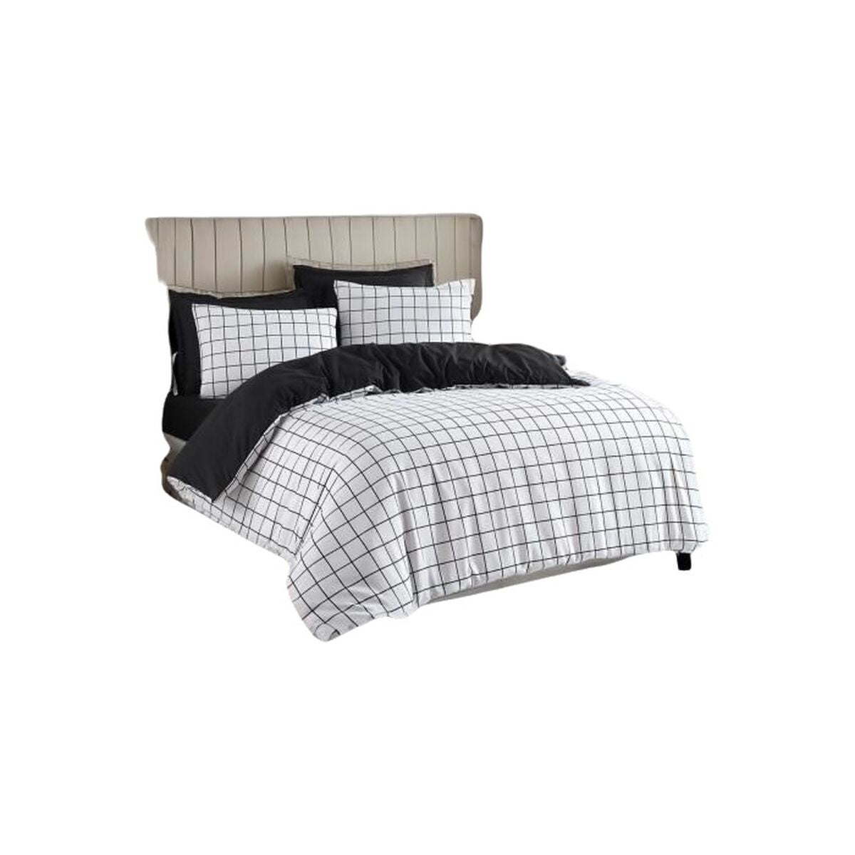 8684283344598 - Duvet cover set White Super king 3 Pieces