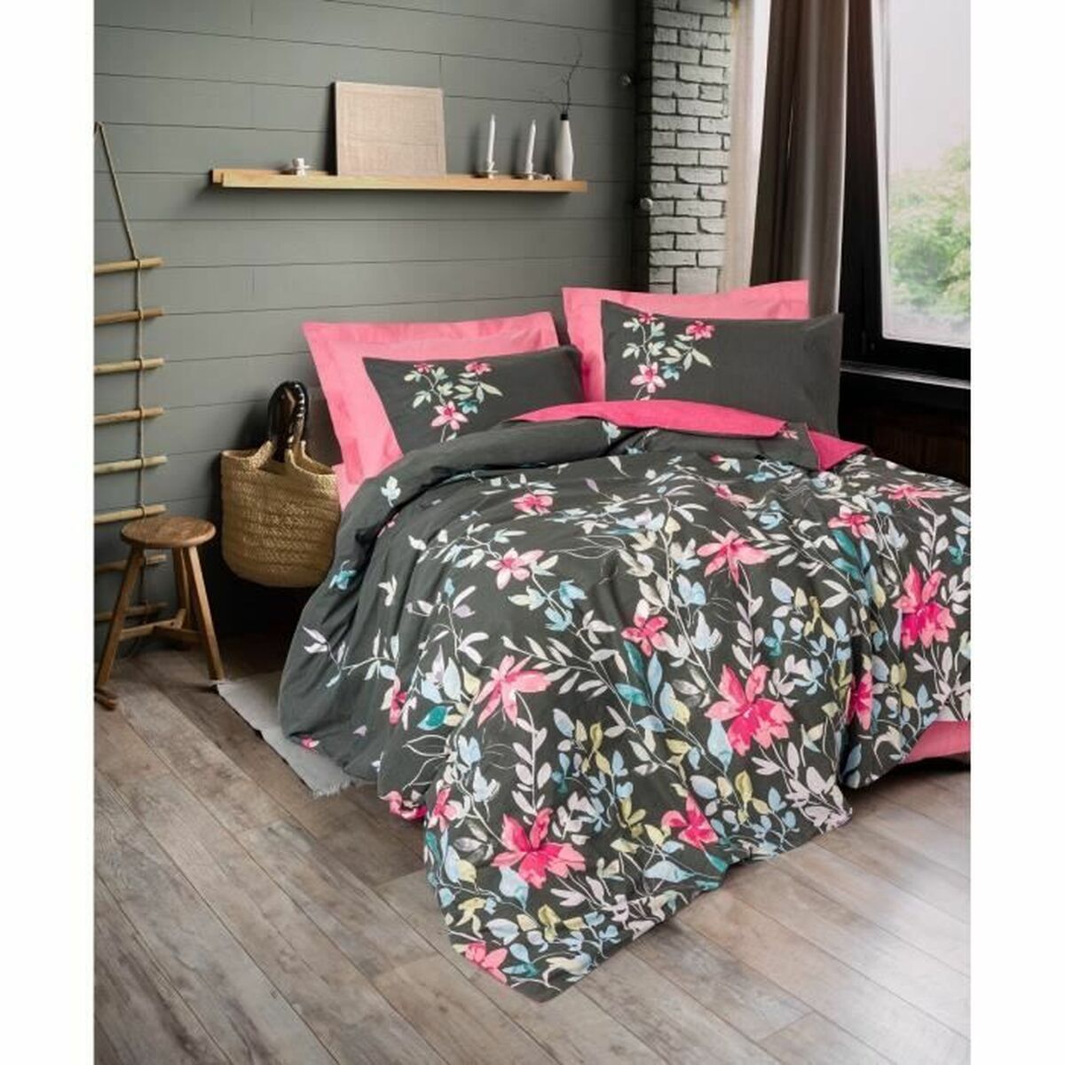 8684283425570 - Duvet cover set Multicolour 220 x 240 cm
