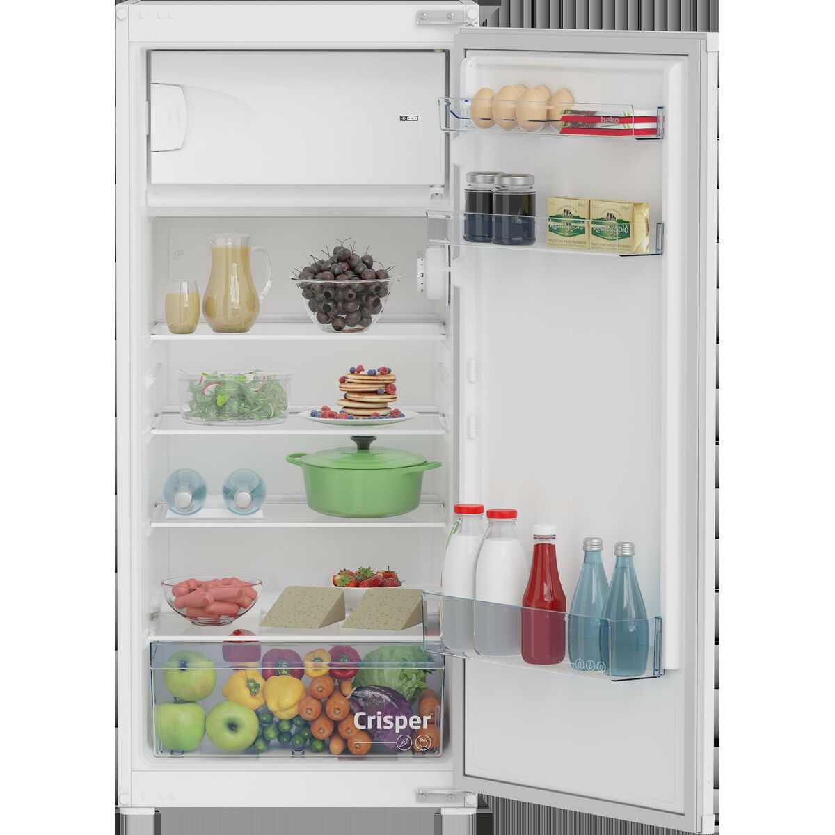 8690842487002 - Kühl-Gefrierkombination BEKO BSSA210K4SN Weiß