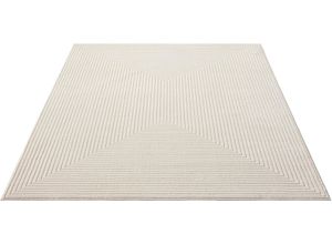 8691000995858 - Teppich »Kylian« Teppiche Gr B L 300 cm x 400 cm 9 mm 1 St beige (cream) Esszimmerteppiche dezenter Glanz Schrumpf-Garn-Effekt dichte Qualität geometrisch