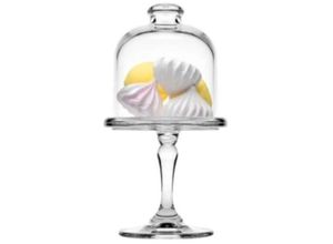 8693357397699 - Pasabahce Mini Patisserie mit Haube aus Glas für Dessert Pralinen Transparent