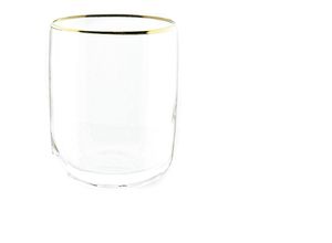 8693357525832 - - 6er Set Iconic Wassergläser Golden Touch Wasser-Gläser Ikonisches Hi-Ball Glas 280cc Gold