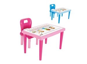8693461023286 - Pilsan Kindertisch Stuhl 03516 Kindersitzgruppe Kunststoff max 50 kg ab 3 Jahre rosa