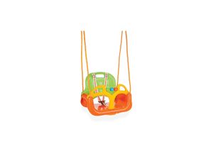 8693461061295 - Pilsan Babyschaukel 3 in 1 Samba Swing 06129 mit abnehmbarem Bügel Rückenlehne orange braun