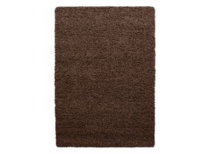 8694257060881 - Hochflor-Teppich AYYILDIZ TEPPICHE Life Shaggy 1500 Teppiche Gr B L 160 cm x 230 cm 30 mm 1 St braun Esszimmerteppiche Langflor uni große Farbauswahl robust auch als Läufer und in rund