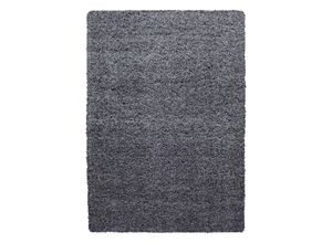 8694257062342 - Hochflorteppich Life Grey Grau ca 140x200cm