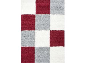 8694257066531 - Hochflor-Teppich AYYILDIZ TEPPICHE Life Shaggy 1501 Teppiche Gr B L 200 cm x 290 cm 30 mm 1 St rot Esszimmerteppiche Wohnzimmer