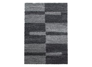 8694257092363 - Hochflor-Teppich AYYILDIZ TEPPICHE Gala Shaggy 2505 Teppiche Gr B L 200 cm x 290 cm 30 mm 1 St grau Esszimmerteppiche