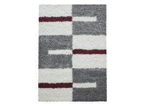 8694257092646 - Hochflor-Teppich AYYILDIZ TEPPICHE Gala Shaggy 2505 Teppiche Gr B L 280 cm x 370 cm 30 mm 1 St rot Esszimmerteppiche Wohnzimmer