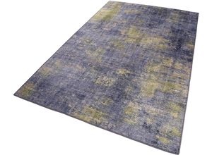 8694850795203 - Teppich WECON HOME Night Hour Teppiche Gr B L 130 cm x 190 cm 6 mm 1 St bunt (blau grau grün) Esszimmerteppiche Chenille Baumwolle Wohnzimmer