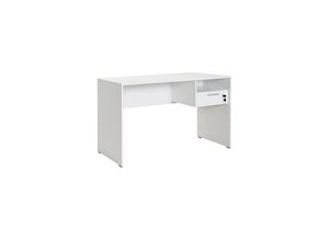 8697001029578 - Casa Vital - Büroschreibtisch cimos 120x60x75 weiss Spanplatte mit Schublade