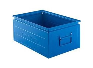 8697837516068 - Select Stapelbox 25 l 120 kg L 475 x B 309 x H 201 mm Stahl RAL 5015 (himmelblau) 8697837516068 - Select Stapelbox 25 l 120 kg L 475 x B 309 x H 201 mm Stahl RAL 5015 (himmelblau)
