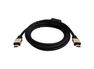 8697980470279 - IHD-02 hdmi Kabel 8K High Definition Bildübertragung Goldspitzen geflochtene Außenhülle - Inca