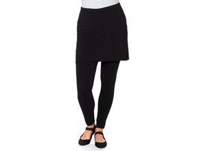 8698826229402 - Große Größen Leggings mit angesetztem Minirock schwarz Gr44