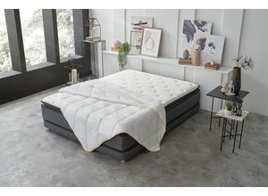 8699939840034 - Kunstfaserbettdecke YATAS BEDDING Allergiker Decke Bettdecken Gr B L 200 cm x 200 cm normal Baumwoll Bezug weiß Sommerbettdecke Perfekte Lösung für Hausstauballergiker