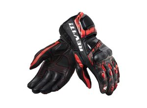 8700001308786 - Motorradhandschuhe RevIt! Quantum 2 Neonrot-Schwarz