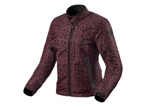 8700001349222 - Motorradjacke RevIt! Shade H2O Ladies Leopard-Rot Damen