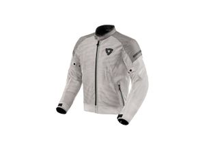 8700001375429 - Motorradjacke RevIt! Torque 2 H2O Silber-Grau