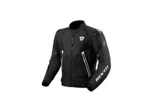 8700001379045 - Motorradjacke RevIt! Control H2O Schwarz-Weiß