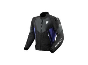 8700001379090 - Motorradjacke RevIt! Control H2O Schwarz-Blau