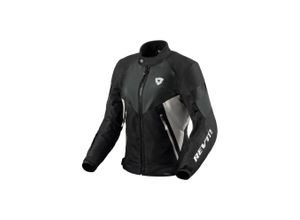 8700001379274 - Motorradjacke RevIt! Control H2O Damen Schwarz-Silber