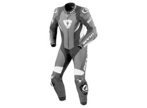 8700001381666 - Motorrad Lederkombi RevIt! Control Schwarz-Weiß