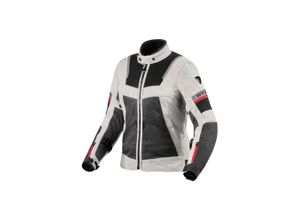 8700001385381 - Motorradjacke RevIt! Tornado 4 H2O Damen Silber-Schwarz