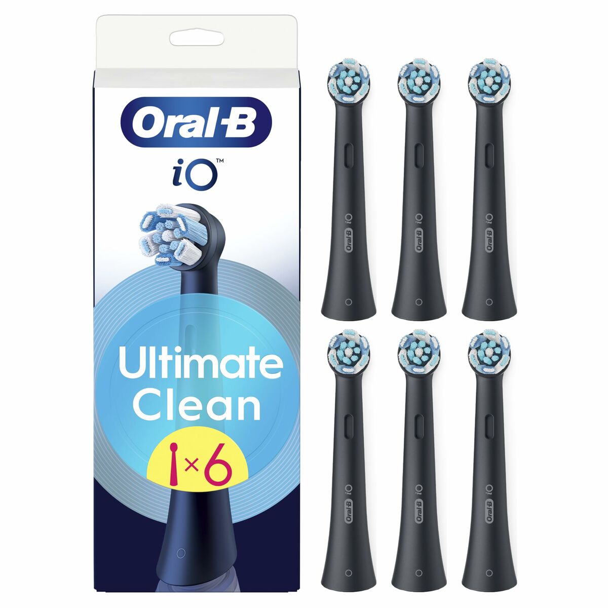 8700216195522 - Bürstenköpfe iO Ultimate Clean Black - 6 pcs 8700216195522 - Bürstenköpfe iO Ultimate Clean Black - 6 pcs