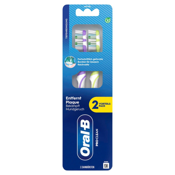 8700216446167 - 2 Pro-Clean 40 Medium Zahnbürsten 8700216446167 2 Stück