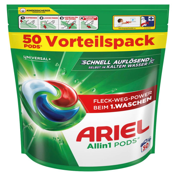 8700216650809 - UNIVERSAL+ Allin1 PODS Waschmittel 8700216650809 50 Stück