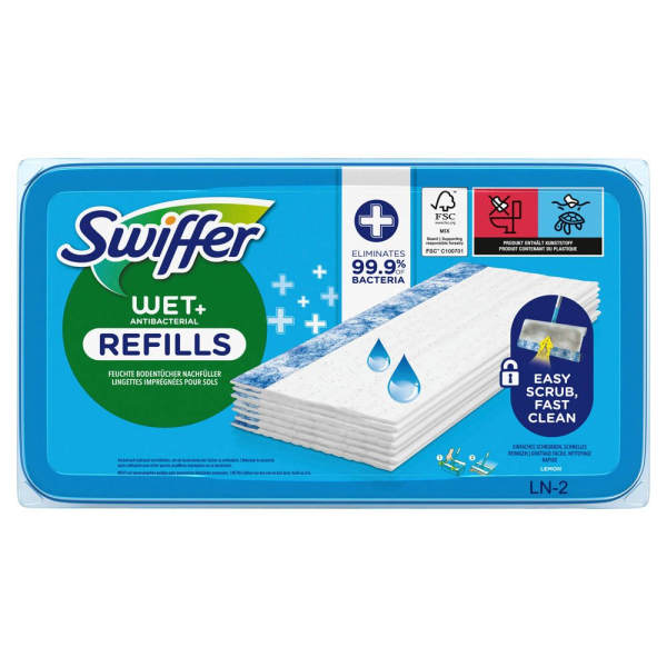 8700216672016 - WET+ ANTIBACTERIAL REFILLS Feuchte Bodentücher Mikrofaser 8700216672016 20 Stück 8700216672016 - WET+ ANTIBACTERIAL REFILLS Feuchte Bodentücher Mikrofaser 8700216672016 20 Stück