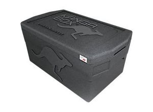 8700216676793 - Thermobox Kängabox® Comfort GN 1 1 Volumen 46 l Komfort-Tragegriffe stapelbar mit Deckel wiederverwendbar L 690 x B 400 x H 335 mm EPP schwarz