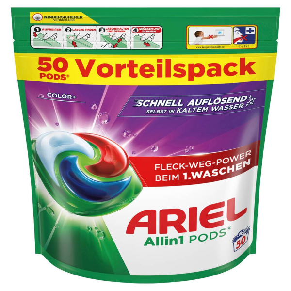 8700216678384 - COLOR+ Allin1 PODS Waschmittel 8700216678384 50 Stück