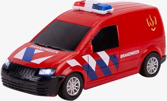8710124138771 - Funkgesteuertes Feuerwehrauto mit Lichtern - Rot 8710124138771 - Funkgesteuertes Feuerwehrauto mit Lichtern - Rot
