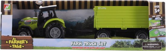 8710124143423 - Andere Marken Traktor mit Anhänger + Licht und Ton