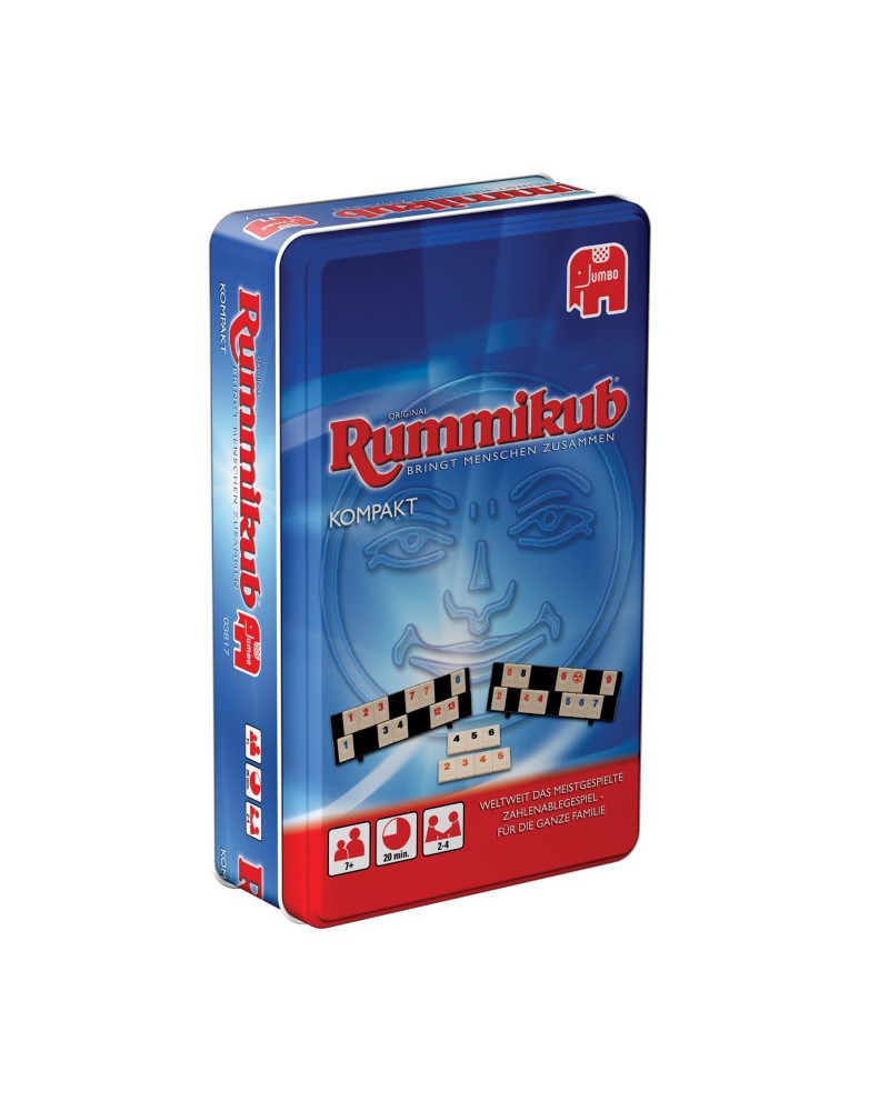 8710126038178 - Brettspiel Original Rummikub Kompakt in Metalldose Brettspiel 03817 8710126038178