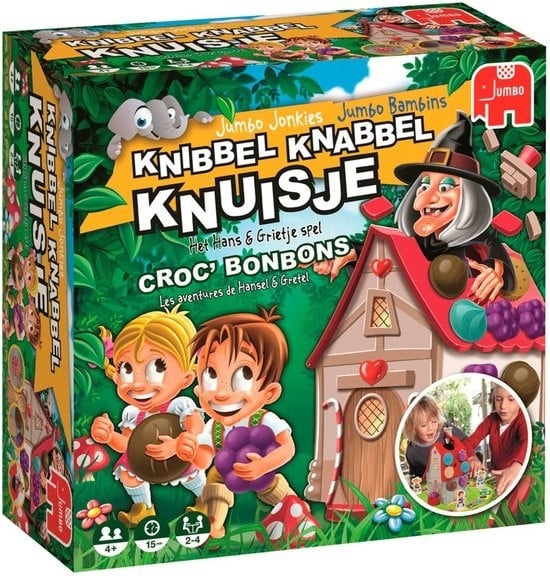 8710126197110 - Jumbo Knibbel Knabbel Knuisje - Niederländisch Französisch - Brettspiel