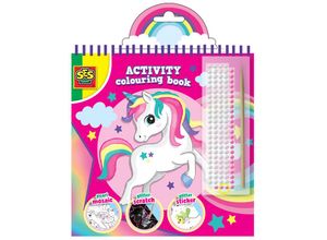 8710341001179 - Kreativ-Set 3in1 ACTIVITY COLOURING BOOK - GLITZER