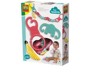 8710341131111 - SES creative - Kinderwagenkette TINY TALENTS - MONKEY LINKS 7-teilig