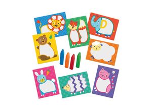 8710341144043 - Wachsmalstifte MY FIRST - TIERKARTEN 12-teilig