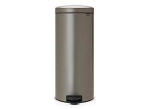 8710755114441 - 114441 Treteimer mit Inneneimer aus Kunststoff stahl platinum 30 Liter - Brabantia