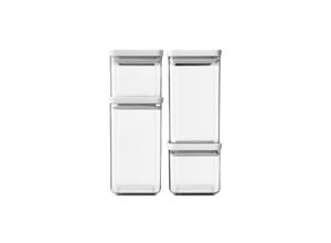 8710755122569 - brabantia Vorratsdosen-Set 105 200 cm hoch transparent grau 2x 07 2x 16 l 1 Set