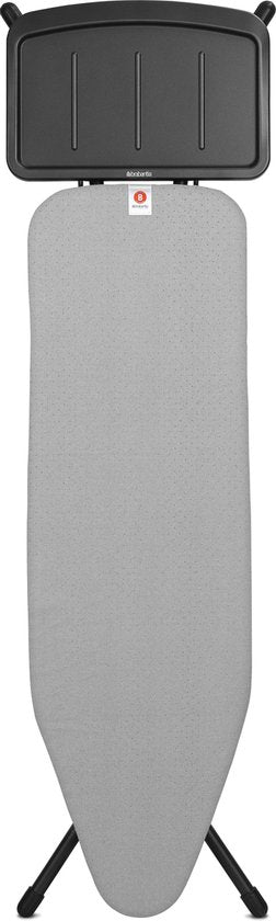 8710755134388 - Bügeltisch B - mit Dampftuning-Halterung - 124 x 38 cm - Metallisiert