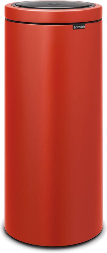 8710755235986 - Touch Bin Flat Top Abfalleimer 30 Liter - Happy Red