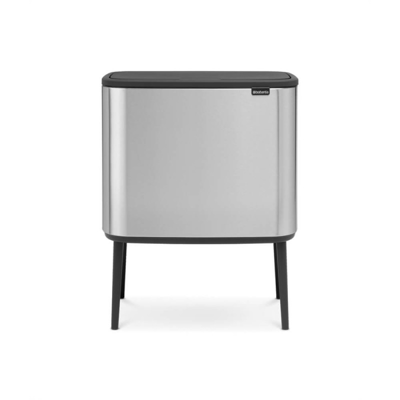 8710755316081 - 3 x 11 L FPP Trennmülleimer Mülleimer Bo Touch Bin Stahl matt 3 x 11 L FPP 31 60 81 8710755316081